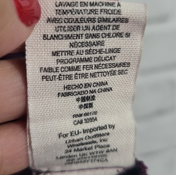 Free People Lace Plum Dress size 2 - Picture 7 of 7